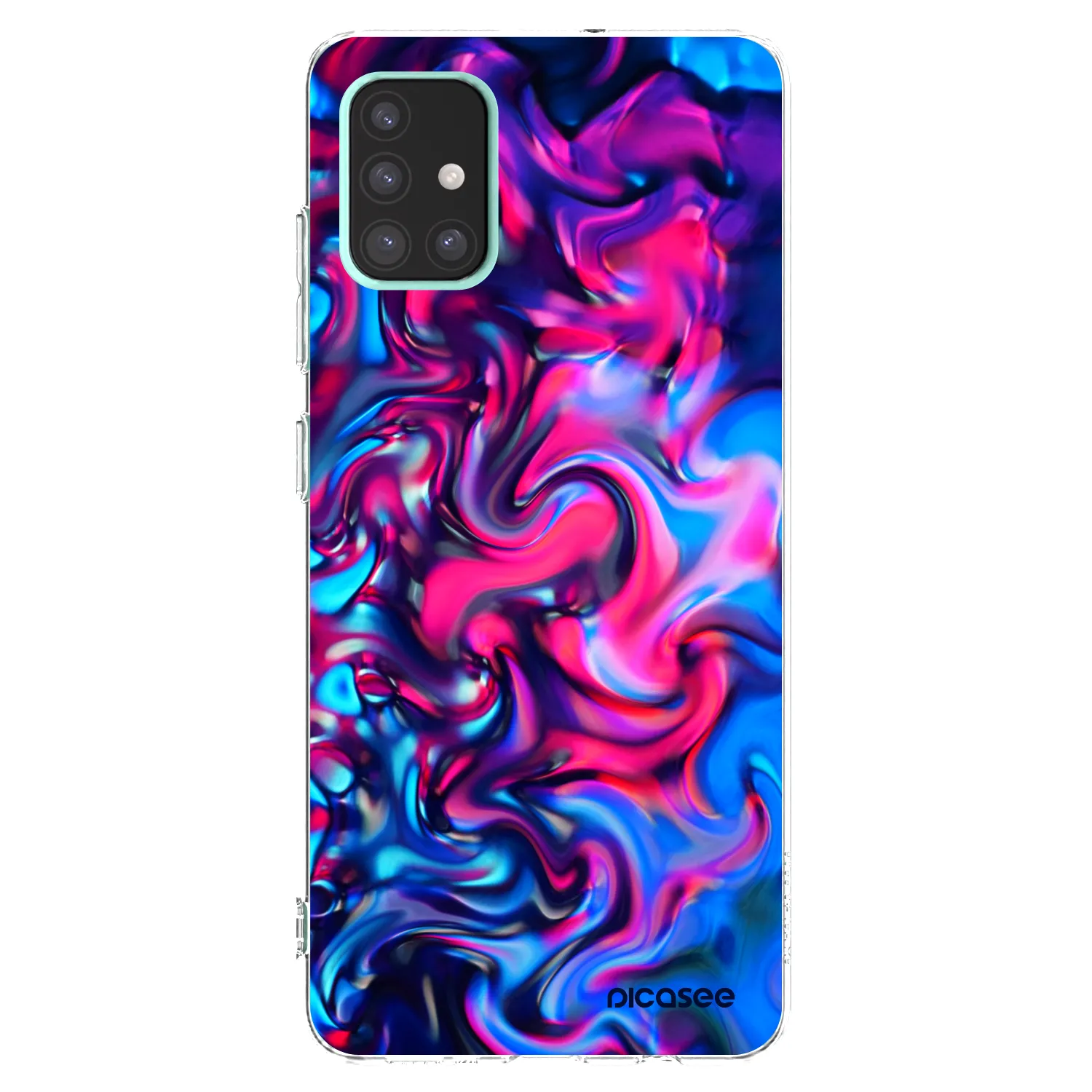 Picasee silikonový průhledný obal pro Samsung Galaxy A51 A515F - Redlight