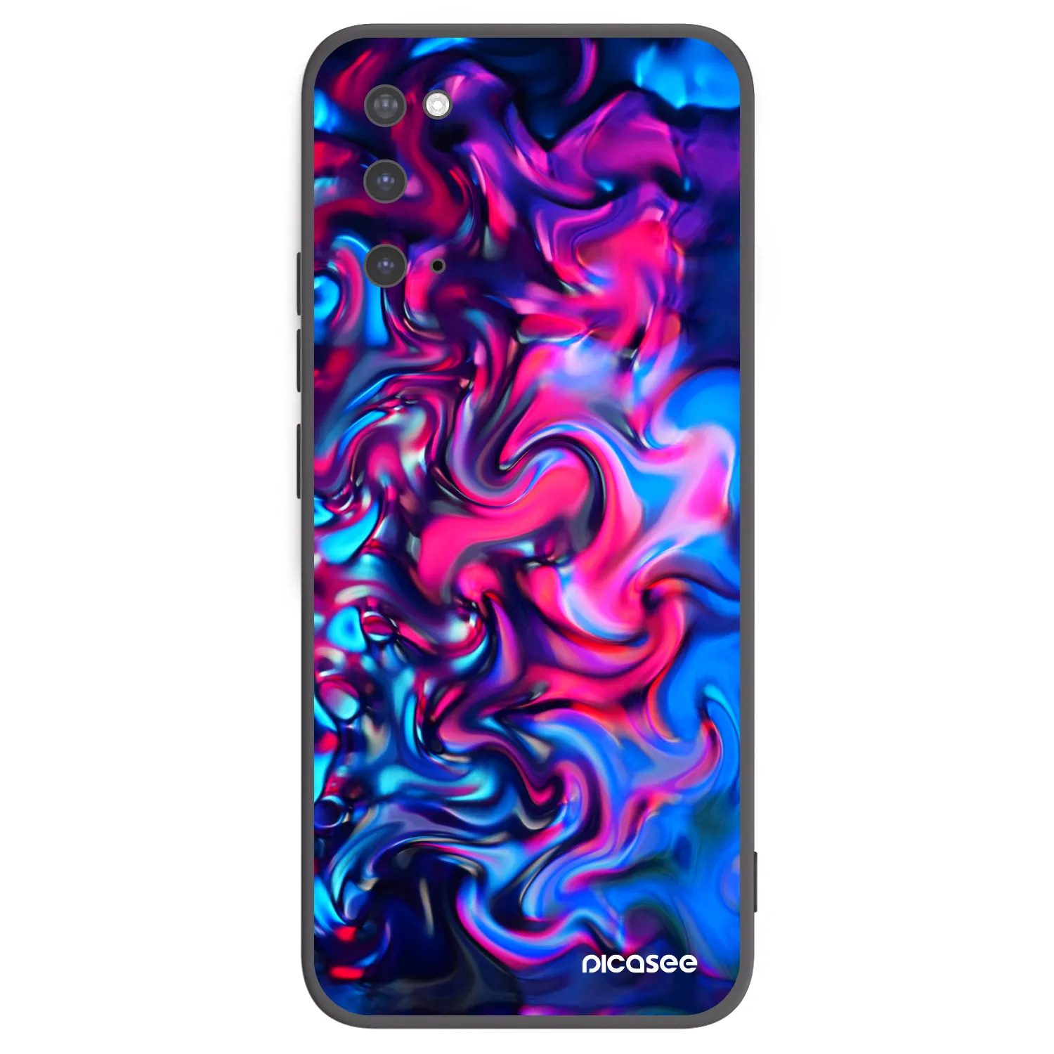 Picasee silikonový černý obal pro Samsung Galaxy S20 G980F - Redlight