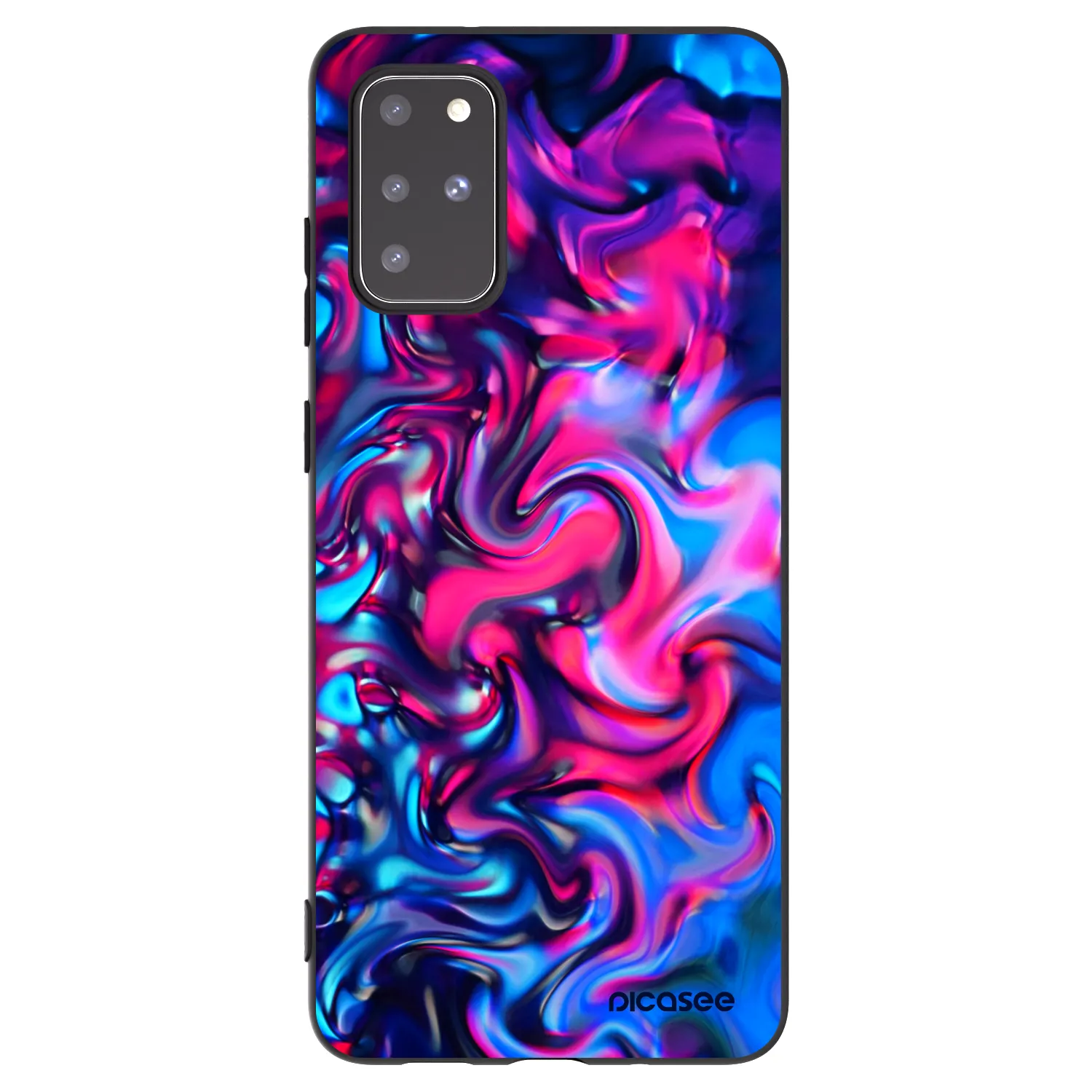 Picasee silikonový černý obal pro Samsung Galaxy S20+ G985F - Redlight