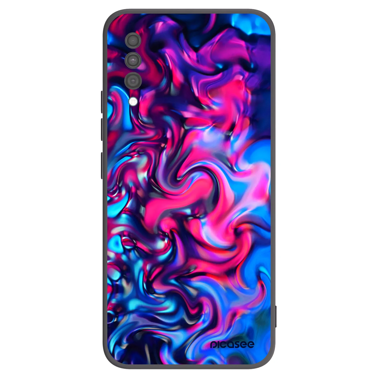 Picasee silikonový černý obal pro Samsung Galaxy A30s A307F - Redlight