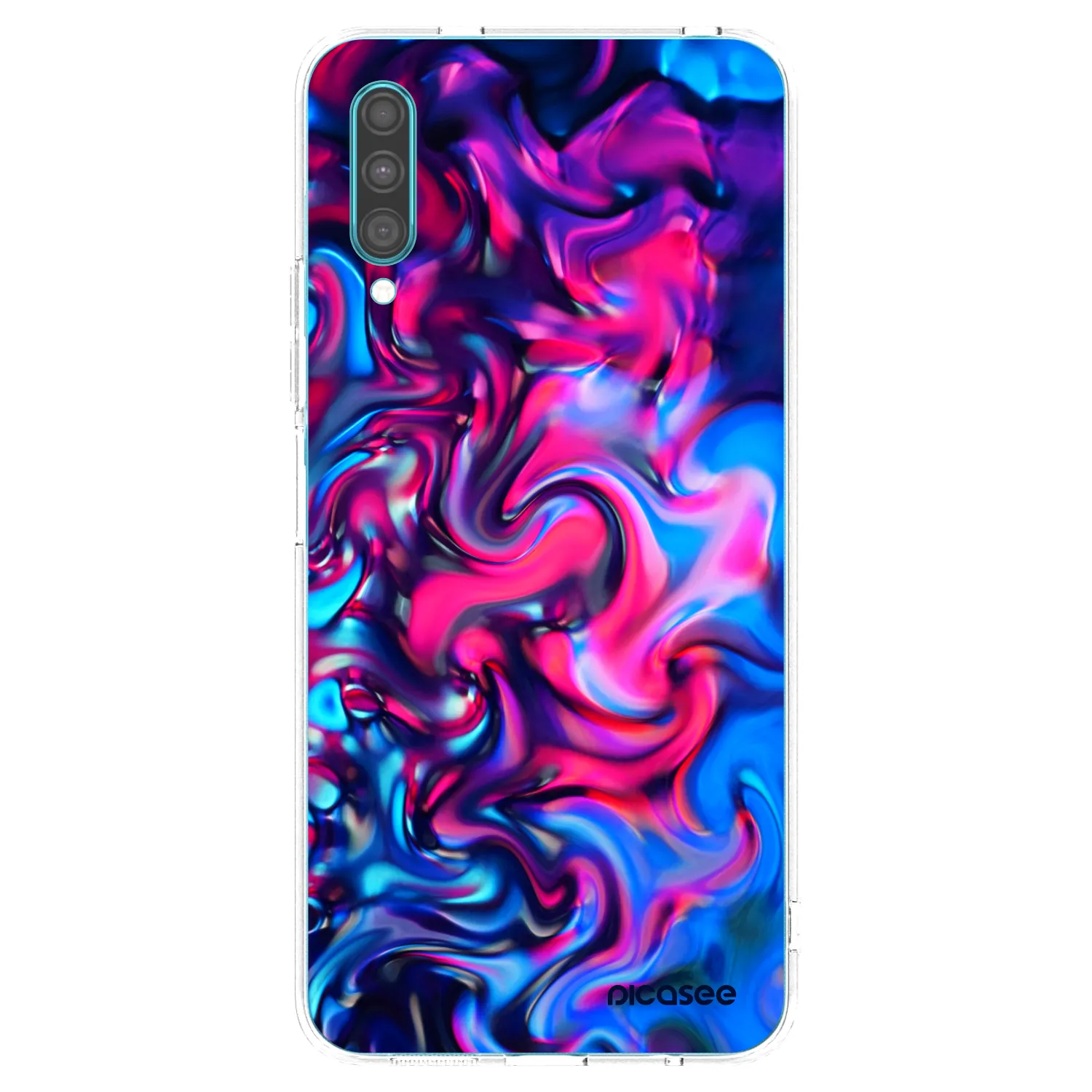 Picasee silikonový průhledný obal pro Samsung Galaxy A30s A307F - Redlight