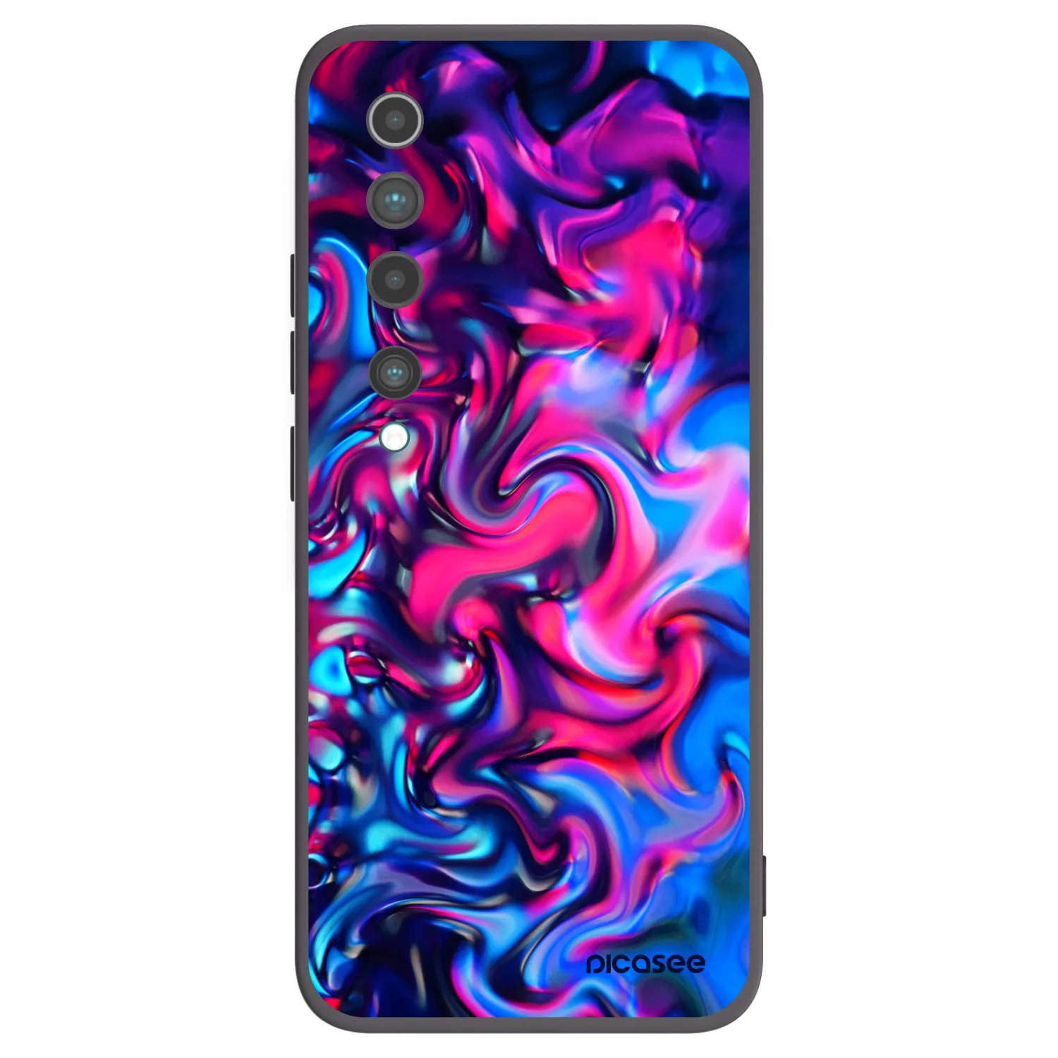 Picasee silikonový černý obal pro Xiaomi Mi 10 - Redlight