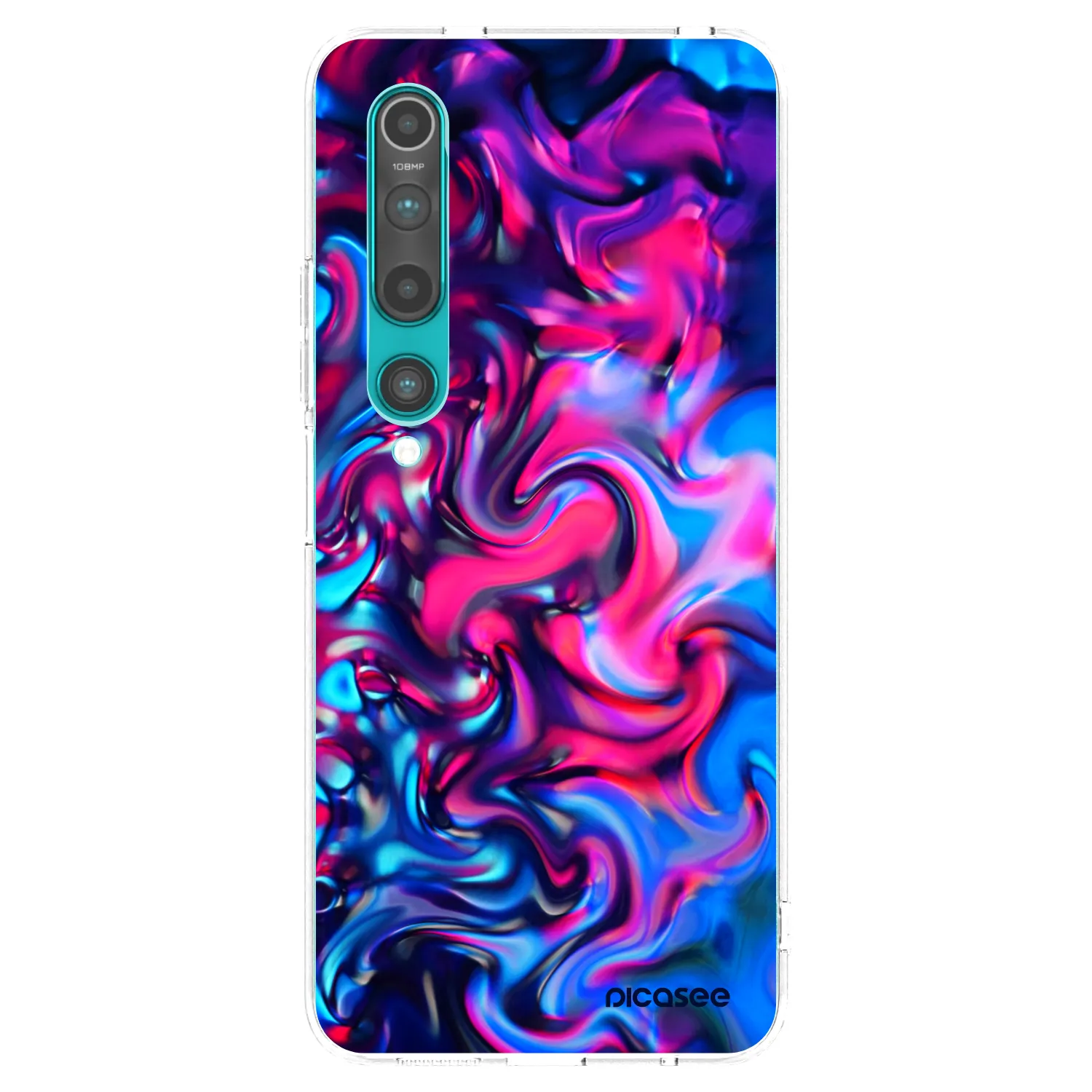 Picasee silikonový průhledný obal pro Xiaomi Mi 10 - Redlight