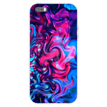 Picasee silikonový průhledný obal pro Apple iPhone 5/5S/SE - Redlight