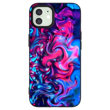 Picasee silikonový černý obal pro Apple iPhone 12 Pro - Redlight