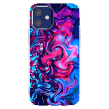 Picasee silikonový průhledný obal pro Apple iPhone 12 mini - Redlight