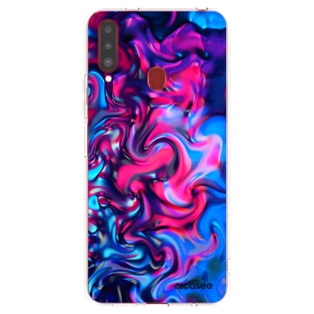 Picasee silikonový průhledný obal pro Samsung Galaxy A20s - Redlight