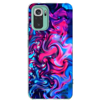 Picasee silikonový průhledný obal pro Xiaomi Redmi Note 10 Pro - Redlight