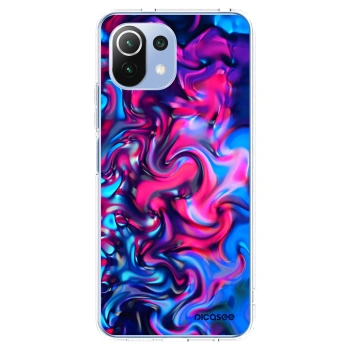 Picasee silikonový průhledný obal pro Xiaomi Mi 11 Lite - Redlight
