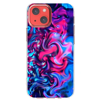 Picasee silikonový průhledný obal pro Apple iPhone 13 mini - Redlight