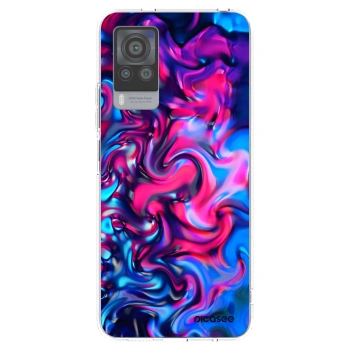 Picasee silikonový průhledný obal pro Vivo X60 Pro 5G - Redlight