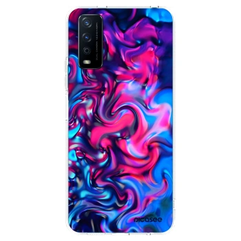 Picasee silikonový průhledný obal pro Vivo Y11s - Redlight
