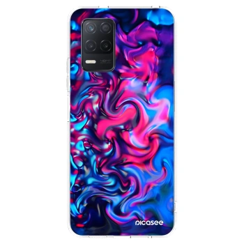 Picasee silikonový průhledný obal pro Realme 8 5G - Redlight