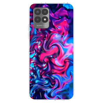 Picasee silikonový průhledný obal pro Realme 8i - Redlight
