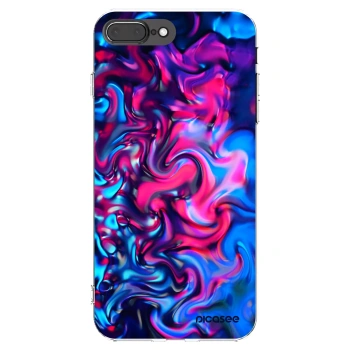 Picasee silikonový průhledný obal pro Apple iPhone 7 Plus - Redlight