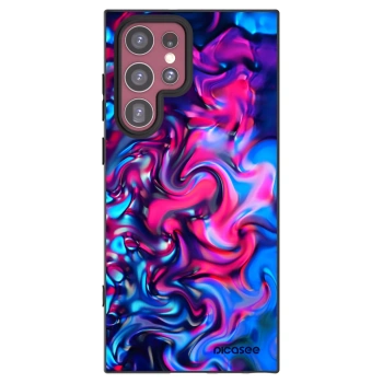 Picasee silikonový černý obal pro Samsung Galaxy S22 Ultra 5G - Redlight