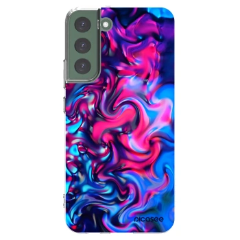 Picasee silikonový průhledný obal pro Samsung Galaxy S22+ 5G - Redlight