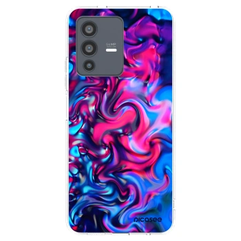 Picasee silikonový průhledný obal pro Vivo V23 5G - Redlight