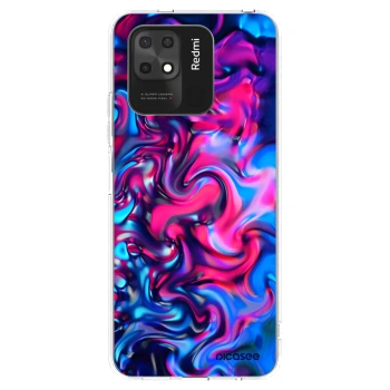 Picasee silikonový průhledný obal pro Xiaomi Redmi 10C - Redlight
