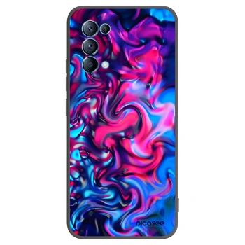 Picasee silikonový černý obal pro OPPO Reno 5 5G - Redlight