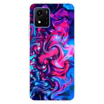 Picasee silikonový průhledný obal pro Vivo Y01 - Redlight