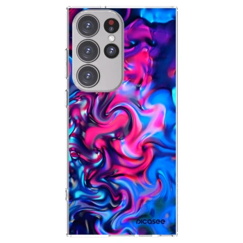 Picasee silikonový průhledný obal pro Samsung Galaxy S23 Ultra 5G - Redlight