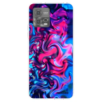 Picasee silikonový průhledný obal pro Motorola Moto G72 - Redlight