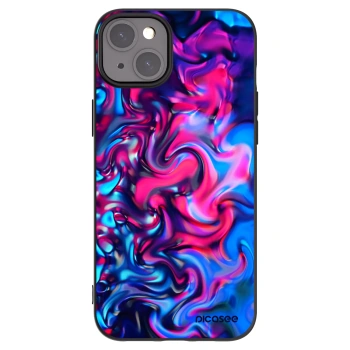 Picasee silikonový černý obal pro Apple iPhone 15 Plus - Redlight