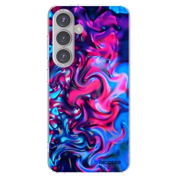 Picasee silikonový průhledný obal pro Samsung Galaxy S24 S921B 5G - Redlight