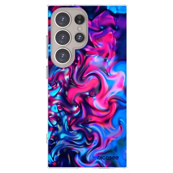 Picasee silikonový průhledný obal pro Samsung Galaxy S24 Ultra S928B 5G - Redlight