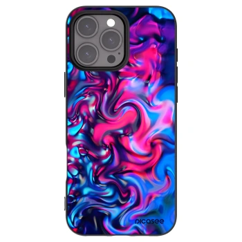 Picasee silikonový černý obal pro Apple iPhone 16 Pro Max - Redlight