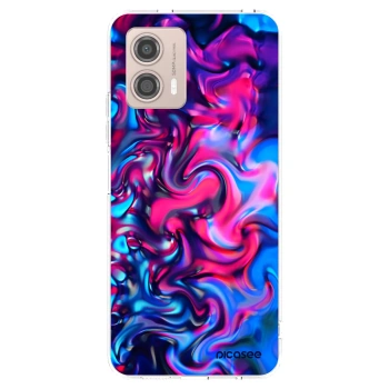 Picasee silikonový průhledný obal pro Motorola Moto G53 5G - Redlight