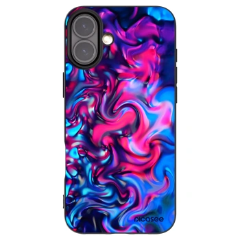 Picasee silikonový černý obal pro Apple iPhone 16 Plus - Redlight