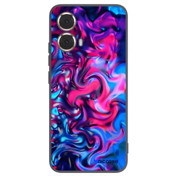 Picasee silikonový černý obal pro Motorola Moto G85 - Redlight