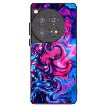 Picasee silikonový černý obal pro OnePlus 12 5G - Redlight