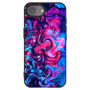 Picasee silikonový černý obal pro Apple iPhone 16e - Redlight