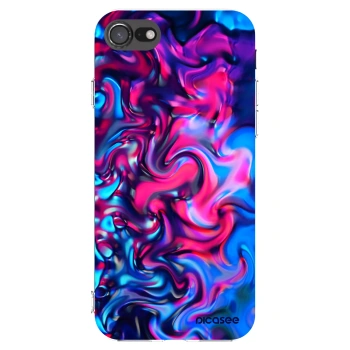 Picasee silikonový průhledný obal pro Apple iPhone 7 - Redlight