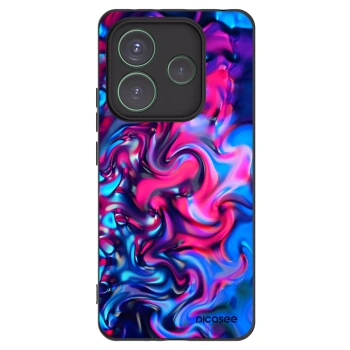 Picasee silikonový černý obal pro Xiaomi Redmi Note 14 5G - Redlight
