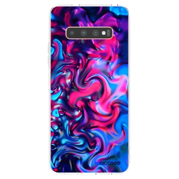 Picasee silikonový průhledný obal pro Samsung Galaxy S10 Plus G975 - Redlight