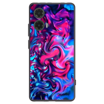 Picasee silikonový černý obal pro Motorola Moto G35 5G - Redlight