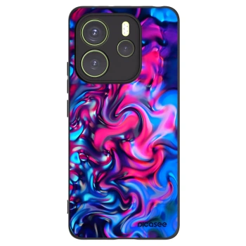 Picasee silikonový černý obal pro Xiaomi Redmi Note 14 4G - Redlight