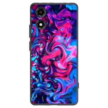 Picasee silikonový černý obal pro Motorola Moto E14 - Redlight