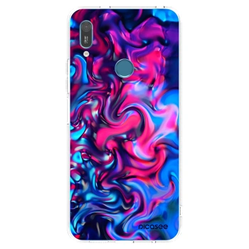 Picasee silikonový průhledný obal pro Huawei Y6 2019 - Redlight