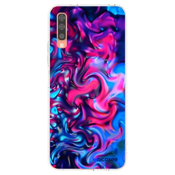 Picasee silikonový průhledný obal pro Samsung Galaxy A70 A705F - Redlight