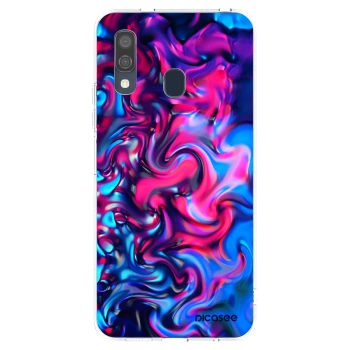 Picasee silikonový průhledný obal pro Samsung Galaxy A40 A405F - Redlight