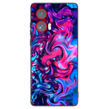 Picasee silikonový černý obal pro Motorola Edge 50 Fusion - Redlight