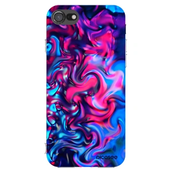Picasee silikonový průhledný obal pro Apple iPhone 8 - Redlight