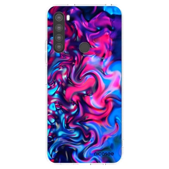 Picasee silikonový průhledný obal pro Xiaomi Redmi Note 8 - Redlight