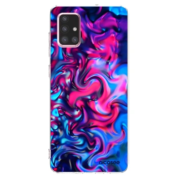 Picasee silikonový průhledný obal pro Samsung Galaxy A71 A715F - Redlight