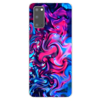 Picasee silikonový průhledný obal pro Samsung Galaxy S20 G980F - Redlight